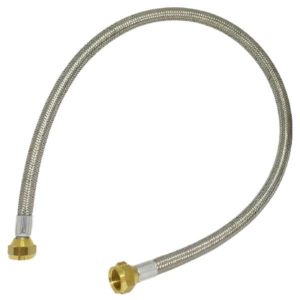 Manguera para gas aluminio UG 010 3/8" x 3/8" 300 cm tuerca/laton Delca/Mareocsa