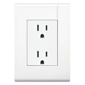 Placa con contacto duplex 2p+t blanco Modus Pro Bticino