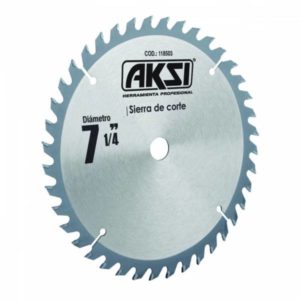 Sierra para madera con 40 dientes de carburo 10x1 Aksi