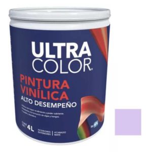 Pintura vinil alto desempeño malva 4.0l Ultracolor