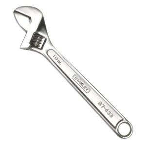 Llave ajustable (perico) 10" cromada Stanley