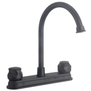 Mezcladora fregadero laton tipo bar maneral standard negra Vianti