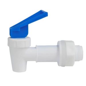 Valvula para portagarrafon de agua macho 3/4" azul Fleximatic