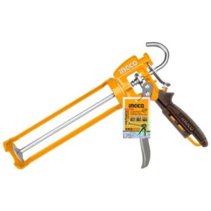 Pistola para silicon tipo esqueleto reforzada 360 9" x 2" Ingco