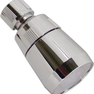 Regadera sin brazo redonda 01" plastica cromada Italia 44I Rugo