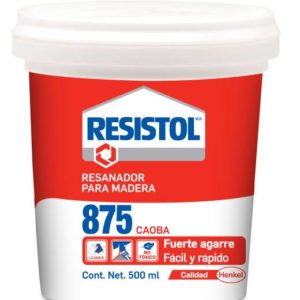 Resanador para madera 875 caoba 500ml Resistol