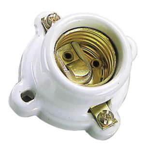 Portalampara ceramica cuadrada Iusa