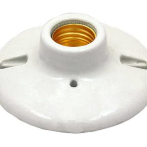 Portalampara ceramica redonda 4" Kley