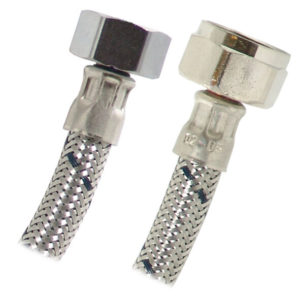 Manguera para sanitario de acero inoxidable 1/2" x 7/8" 035cm ASA35 Coflex