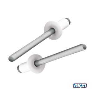 Remache blanco 44B - 1/8" x 1/4" (bolsa con 100 pzs)