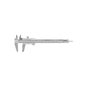 Calibrador vernier analógico 6", acero inox, std y mm,TRUPER