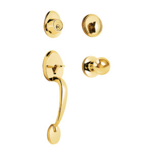 Jaladera/perilla, Lugo llave-mariposa,Latón Brillante,HERMEX