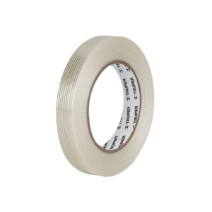 Cinta flejadora con filamentos 18mm x 50 m, transparente