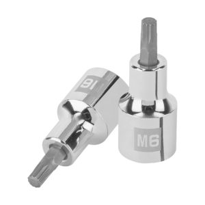 Dado punta corta bristol M6, cuadro 1/2", Truper