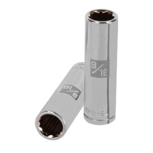 Dado largo de 9/16", 12 puntas, cuadro 1/2", Truper