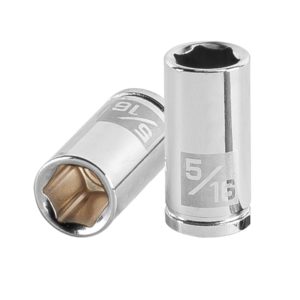 Dado de 5/16", 6 puntas, cuadro 1/4", Truper