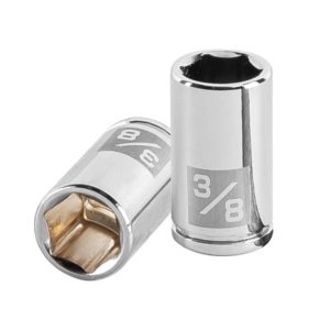 Dado de 3/8", 6 puntas, cuadro 1/4", Truper