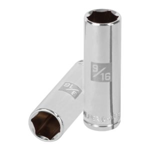 Dado largo de 9/16", 6 puntas, cuadro 3/8", Truper