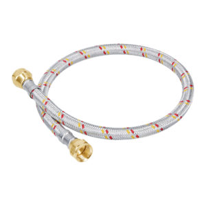 Manguera para gas, aluminio, 3/8" flare, 60 cm, FOSET BASIC