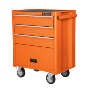 Gabinete metálico móvil, 4 cajones, capacidad 90 kg, Truper
