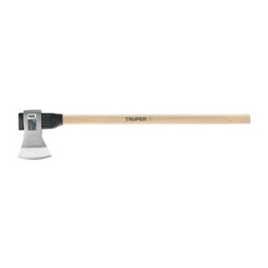Hacha labor entera 3 lb, mango de madera 36", TRUPER