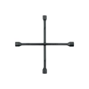 Llave de cruz 14", acabado negro mate, PRETUL