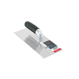 Llana 11" dentado triangular, 6 remaches, mango Comfort Grip