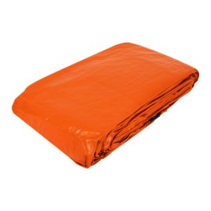 Lona de polietileno 6 x 12 m, naranja, 110 g/m2, PRETUL