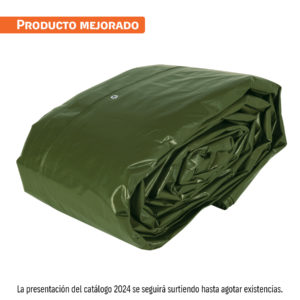 Lona uso rudo 12x17 m, verde olivo, 240 g/m2, TRUPER EXPERT