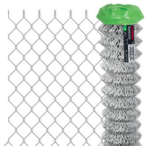 Rollo malla ciclónica cal.11, 1.5x20m, abertura 69mm, 46kg