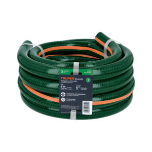 Manguera de jardín 1", 3 capas, 6m, sin conexiones, TRUPER