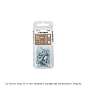 Blíster con 10 pijas cabeza cruz, punta broca 2", FIERO