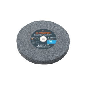 Rueda abrasiva p/esmeril 8"x25mm, óxido aluminio, grano 36