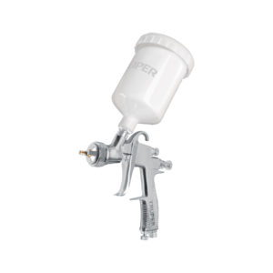 Pistola para pintar LVLP vaso plástico, 1.4 mm, TRUPER