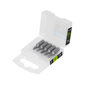 Estuche con 5 puntas de cruz PH0 largo 1", Truper Expert