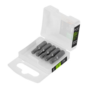 Estuche con 5 puntas torx T27 largo 1", Truper Expert