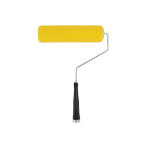 Rodillo para pintar 9" x 3/8" de esponja, superficies lisas