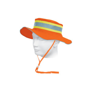 Sombrero naranja alta visibilidad con reflejante, Truper