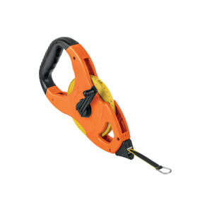 Cinta métrica larga 30 m fibra de vidrio, tipo cruceta