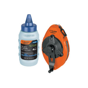 Tiralíneas metálico con gis, uso rudo, 30 m (100 ft), Expert