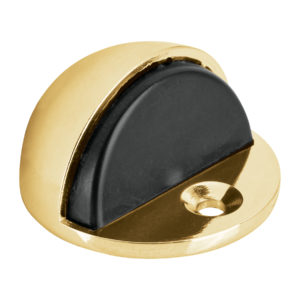 Tope tipo domo para puerta, acabado latón brillante, HERMEX