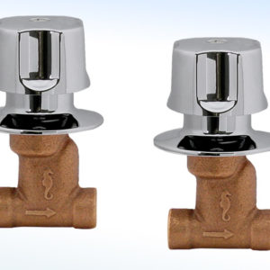 LLAVES INDIVIDUALES PARA REGADERA CIERRE COMPRESIÓN ROSCABLE