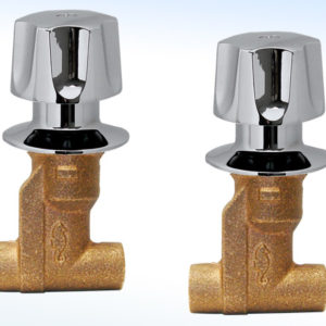 LLAVES INDIVIDUALES PARA REGADERA CIERRE A 90° SOLDABLE