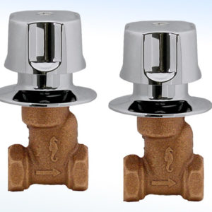 LLAVES INDIVIDUALES PARA REGADERA CIERRE COMPRESIÓN ROSCABLE