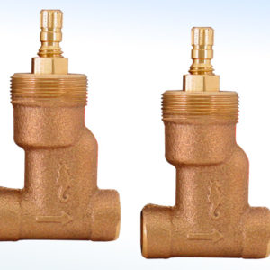 LLAVES INDIVIDUALES PARA REGADERA CIERRE COMPRESIÓN SOLDABLE