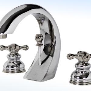 MEZCLADORA PARA LAVABO DE 8” A 12” CON DESAGÜE AUTOMÁTICO