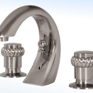 MEZCLADORA PARA LAVABO DE 8” A 12” CON DESAGÜE AUTOMÁTICO