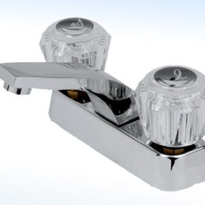 MEZCLADORA PARA LAVABO 4” CIERRE DE COMPRESIÓN