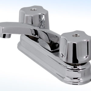 MEZCLADORA PARA LAVABO 4” CIERRE DE COMPRESIÓN