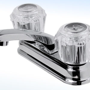 MEZCLADORA PARA LAVABO 4” CIERRE DE COMPRESIÓN